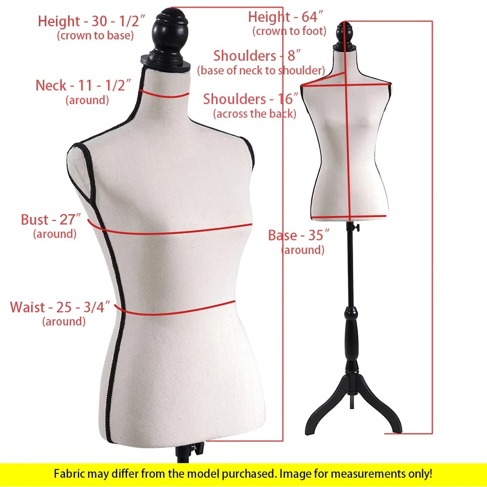 RBF1 HW0108 HYNAWIN White with Black Line Female Mannequin