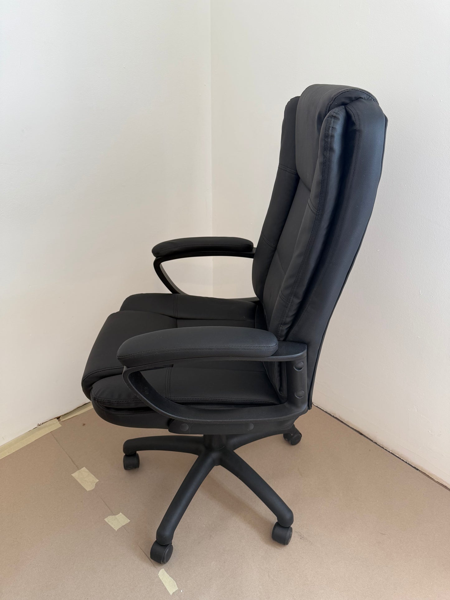 High Back Heavy Duty Executive Leather Office Chair, 400LBS 8Hours EOC01