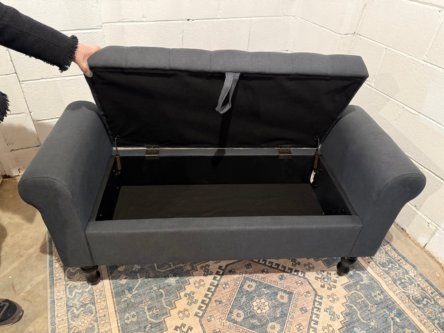 RBW0 HF2044GRAY Storage Bench
