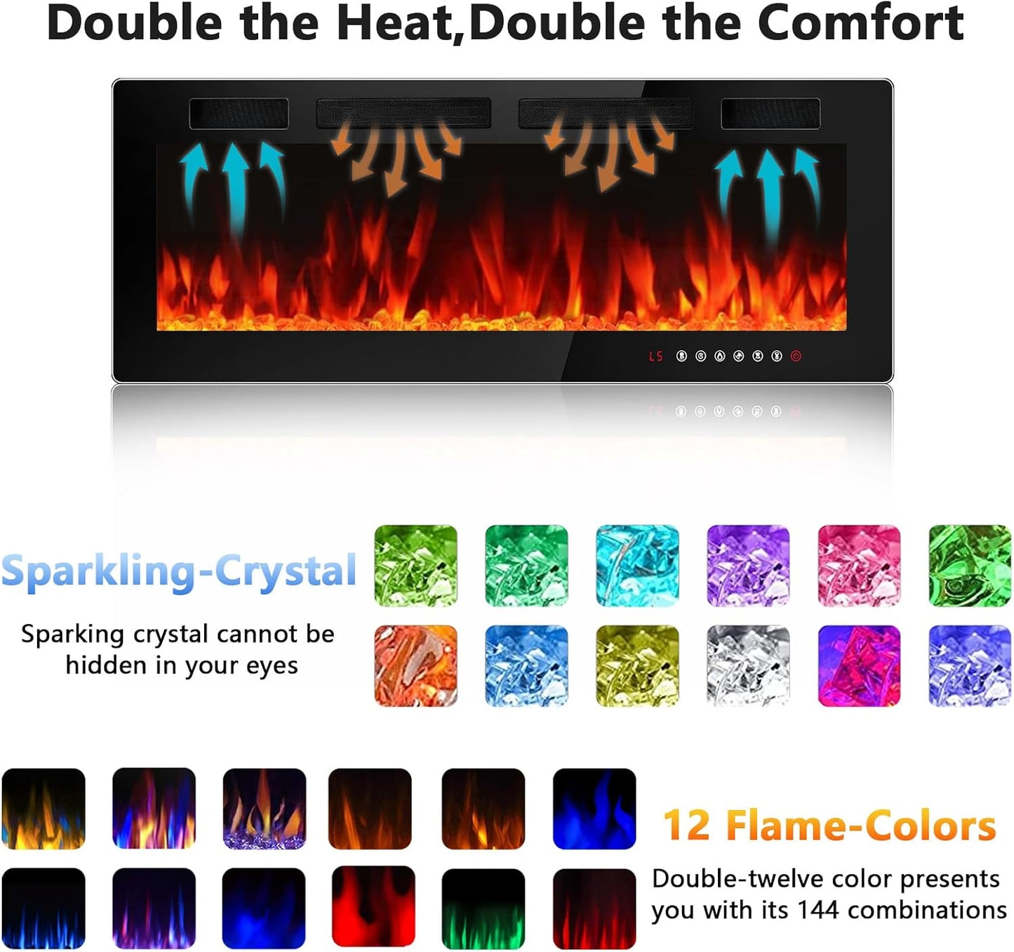RBA1 50-LTFP-C1 Electric Fireplace
