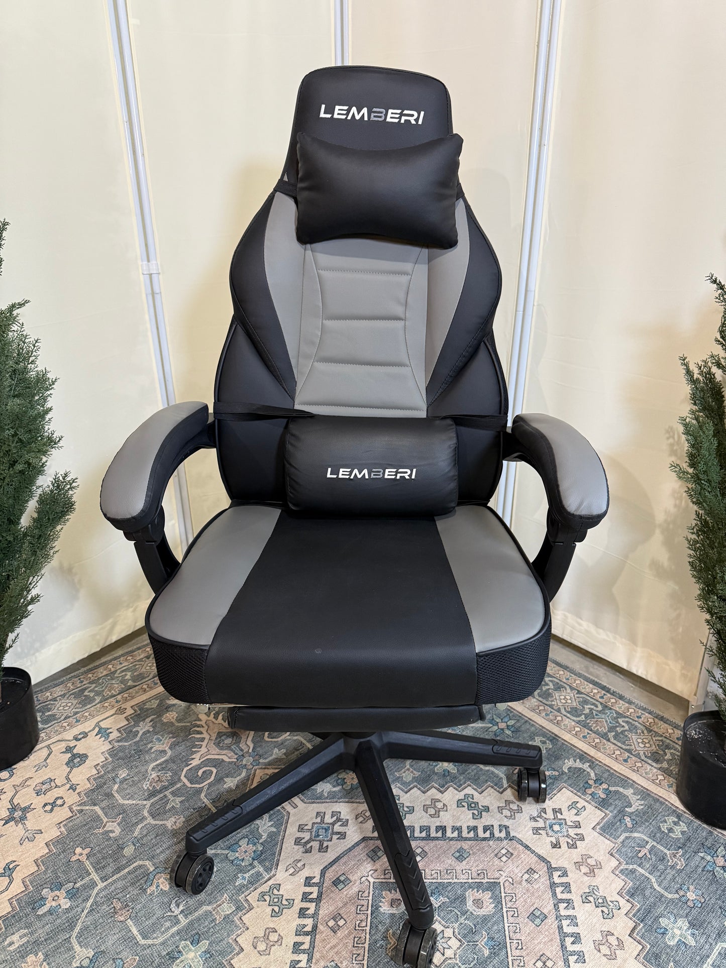 Gaming Chairs with Footrest,Ergonomic Video Game Chairs for Adults,Big and Tall Chair 400lb Weight Capacity, Racing Style Computer Gamer Chair with Headrest and Lumbar Support