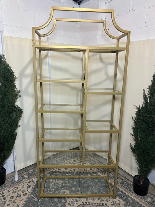 RBGW0 I870000783A2 Champagne Metal BookShelf