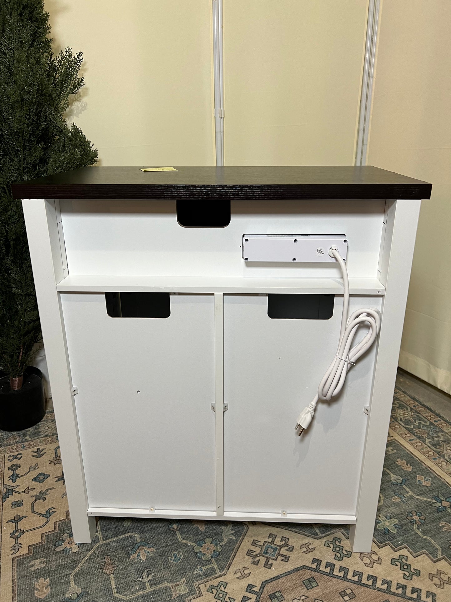 20 Gallon Aquarium Stand With Charging Station, Farmhouse Fish Tank Stand, Reptile Tank Stand Terrarium Stand With Drawer And Cabinet Storage, 27.6"×15.7" Tabletop