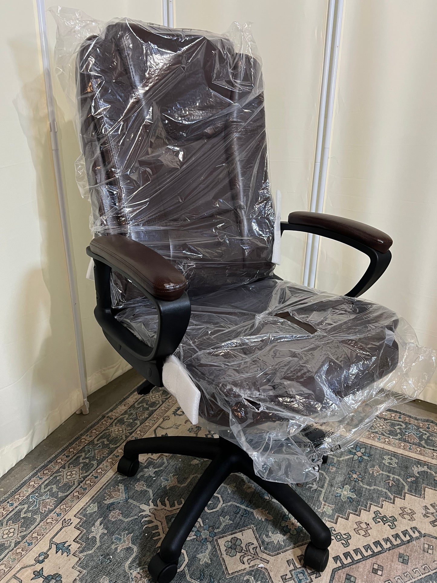 Waleaf Home Office Chair 400LBS 8Hours Heavy Duty Design Ergonomic High Brown