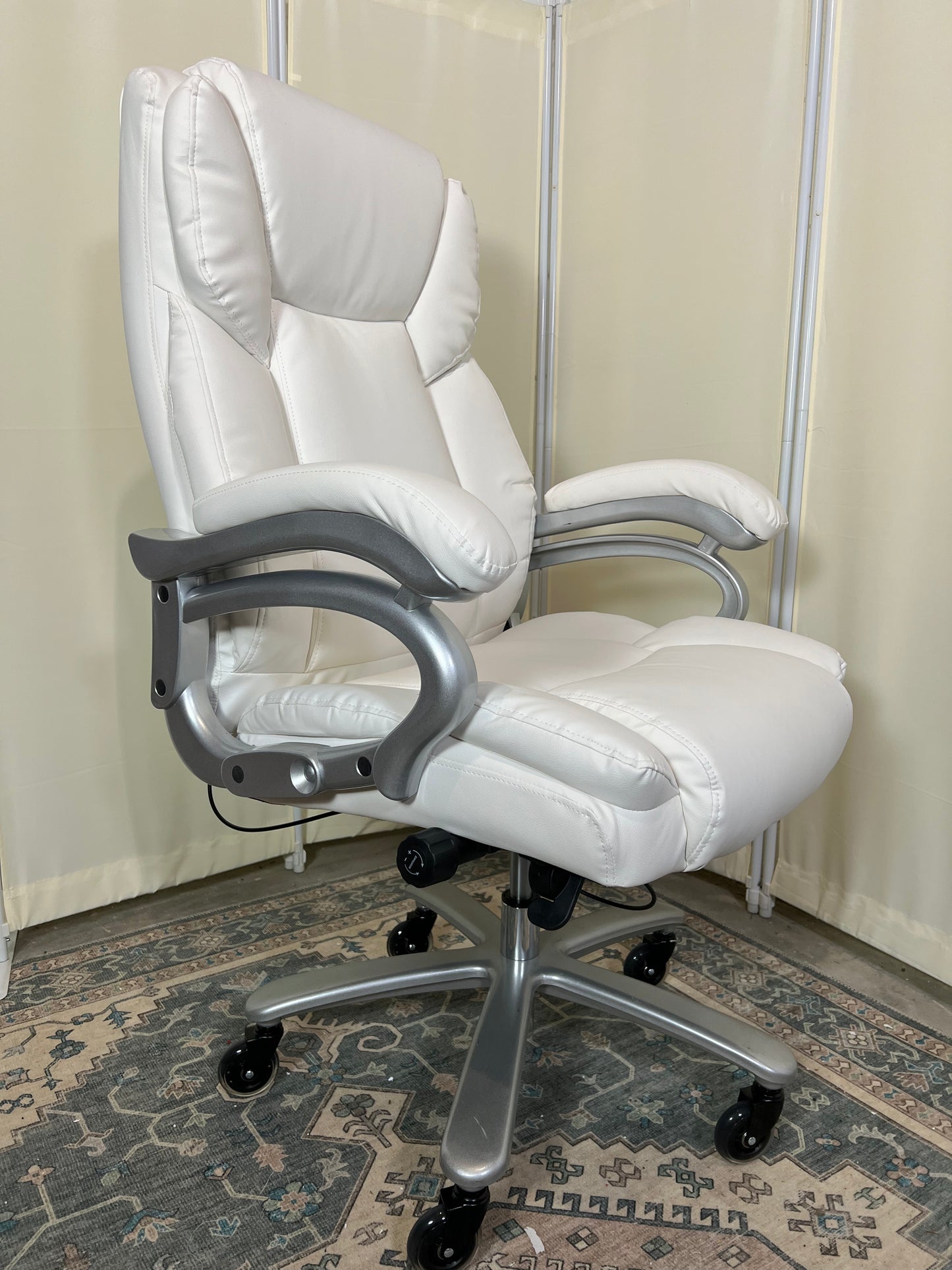 Heavy Duty Big and Tall Office Chair 500lbs with Adjustable Lumbar Support,High Back Office Chair for Adults