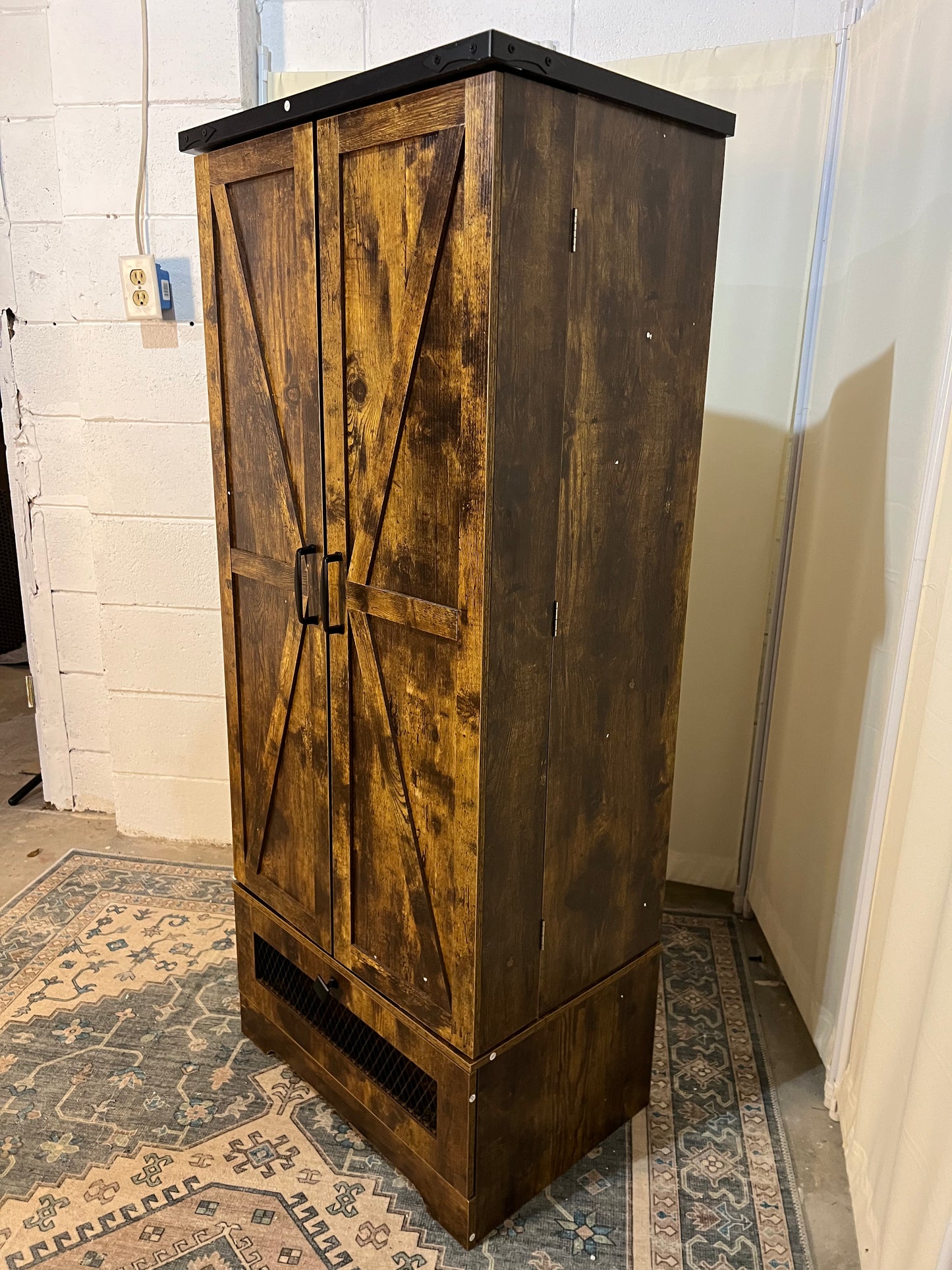 Pantry Cabinet with Adjustable Shelves and Drawer, Kitchen Cabinet Buffet Cupboards Storage for Home Office