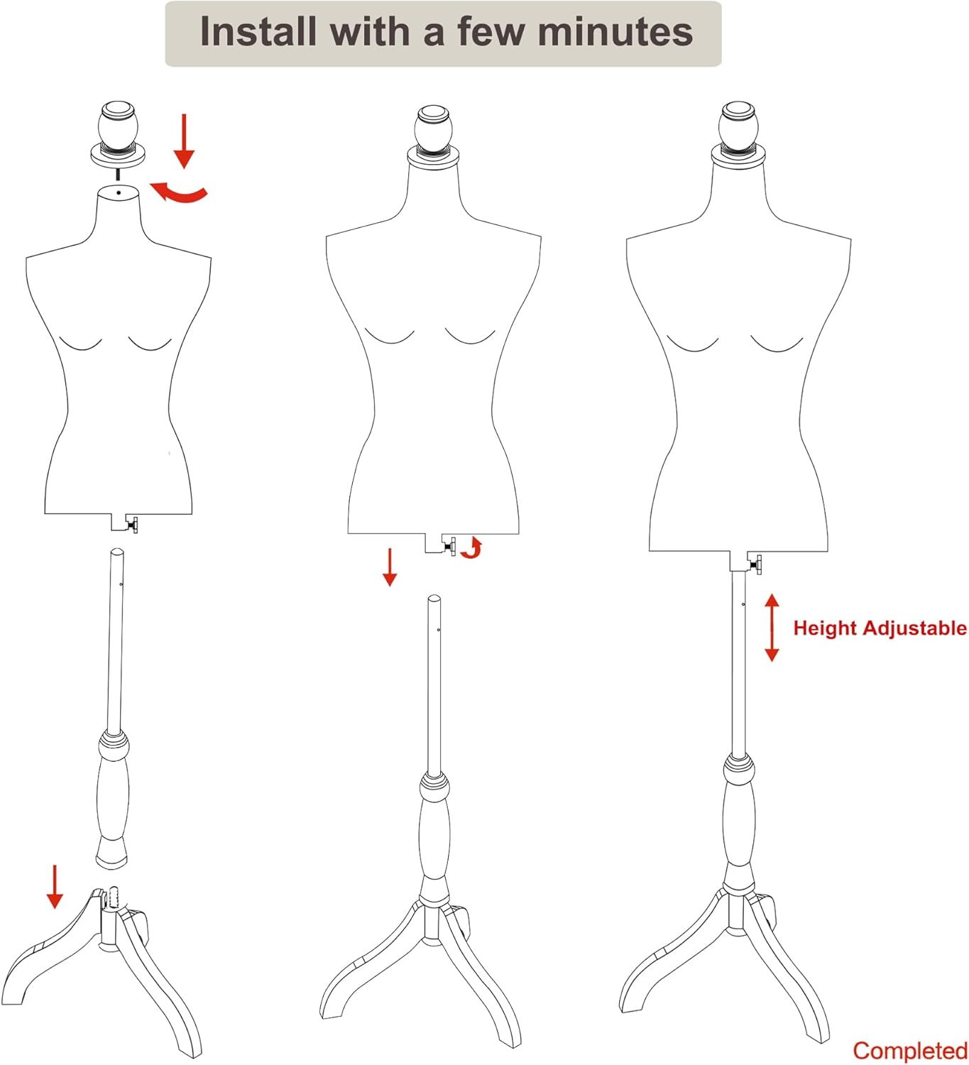 RBA2 HW01WE HYNAWIN White Female Mannequin