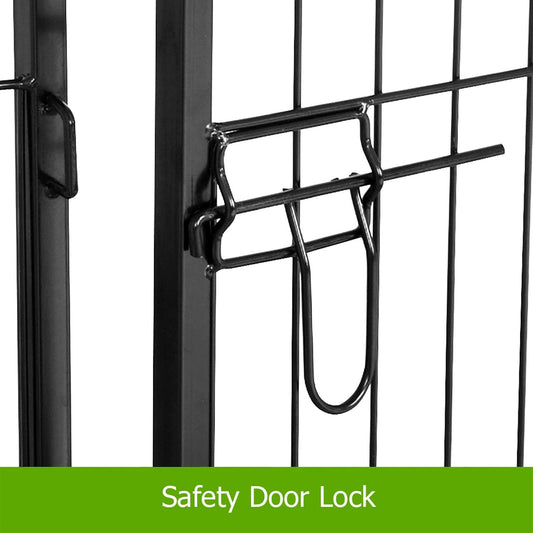 40 Inch 16 Panels Dog Playpen Outdoor Puppy Exercise Pen Indoor Portable Pet Fence for Yard/RV Camping