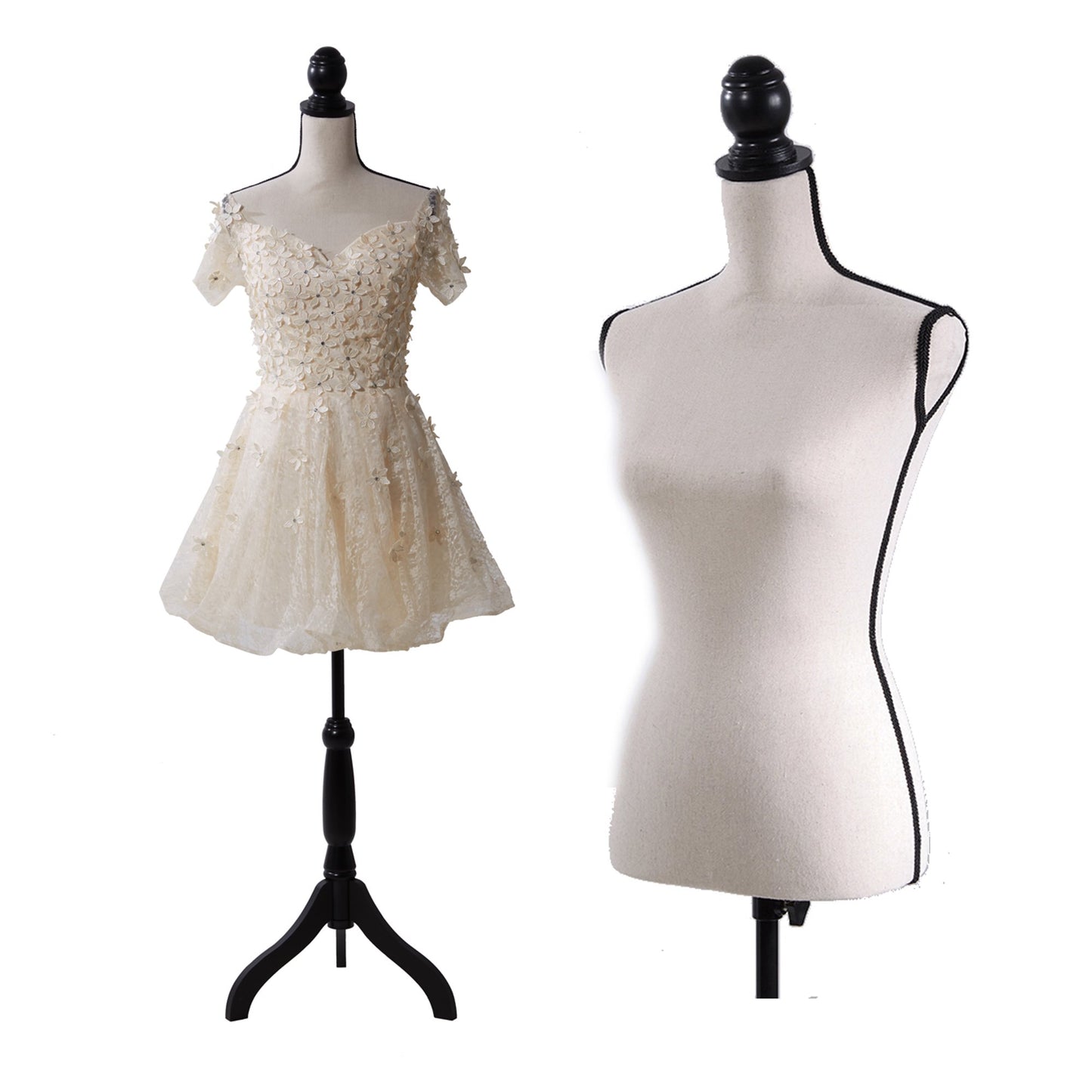 RBF1 HW0108 HYNAWIN White with Black Line Female Mannequin