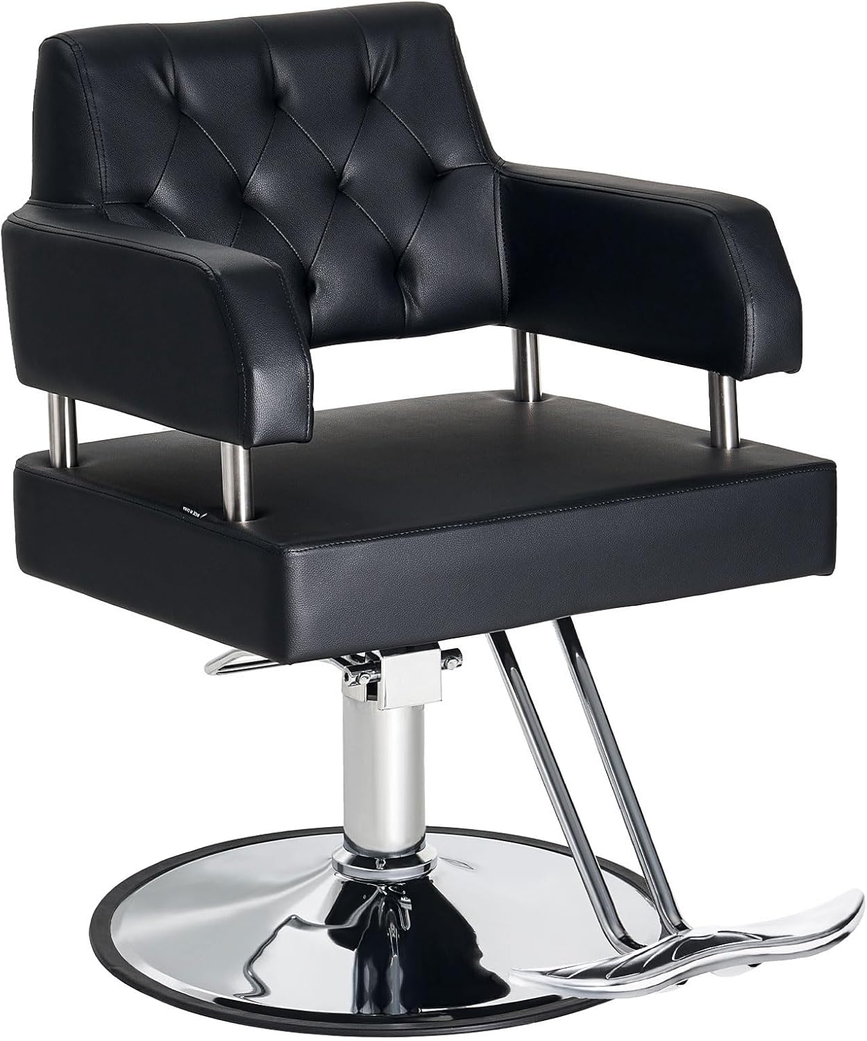 Polar Aurora Barber Chair Salon Chair for Hair Stylist with Hydraulic Pump Adjustable Height 360 Degrees Swivel Hair Chair Spa Beauty Equipment