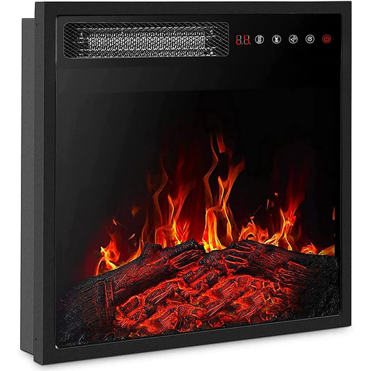 18 Inch Electric Fireplace Insert with Touch Screen&Remote Control