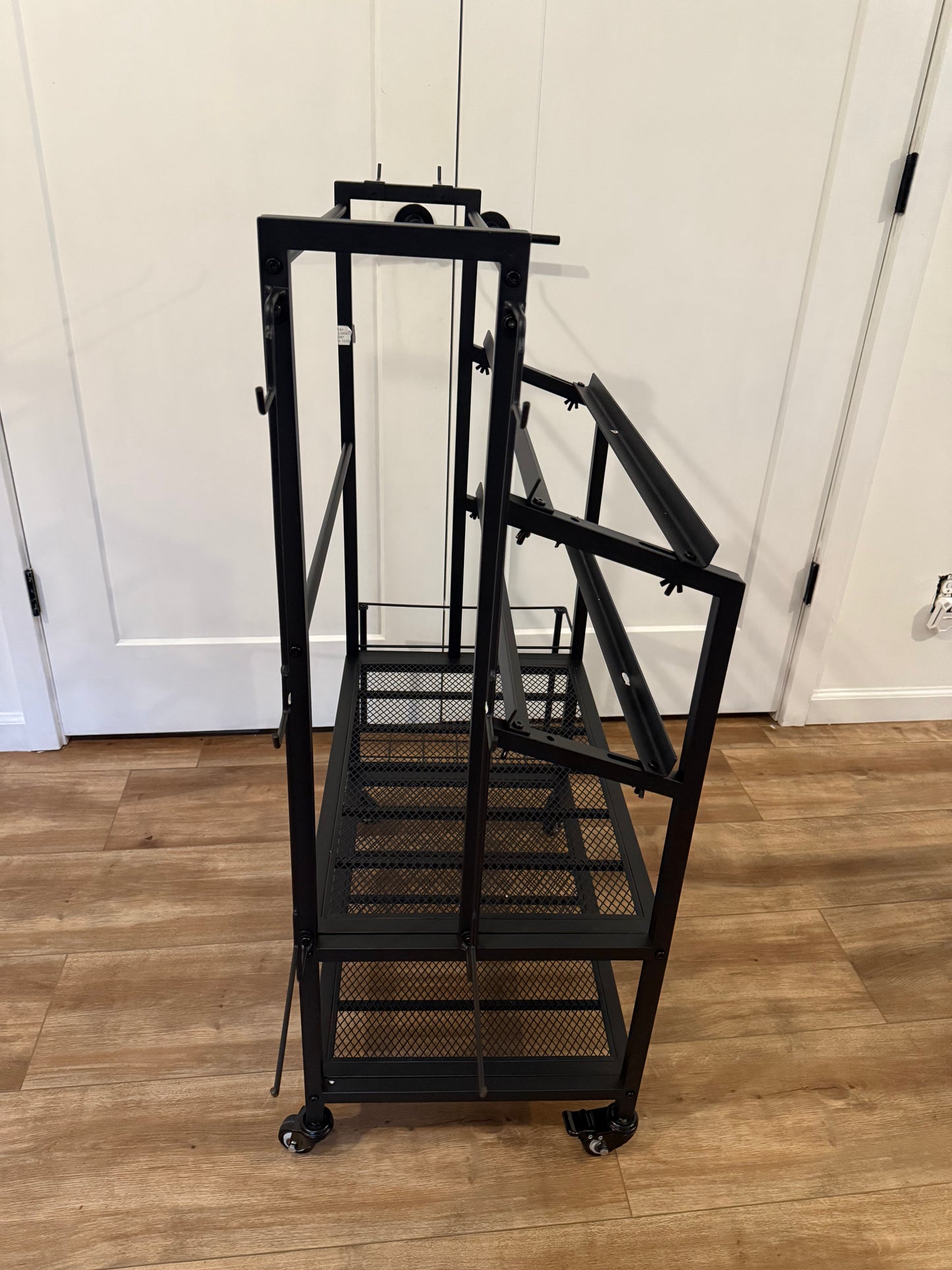 600LBS Dumbbell Rack Weight Stand - Bonvork Adjustable Weight Rack for Dumbbells, Home Gym Storage Rack for Yoga Mat Foam Roller Kettlebells, Workout Equipment Storage Organizer With Wheels