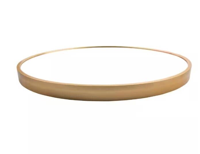 28" Wall Circle Mirror for Bathroom Round Mirror for Wall Hanging 28 inch Gold