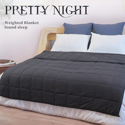 Weighted Blanket 25lbs Queen Size Dark Grey 60"x80" Weighted Blankets for Adults