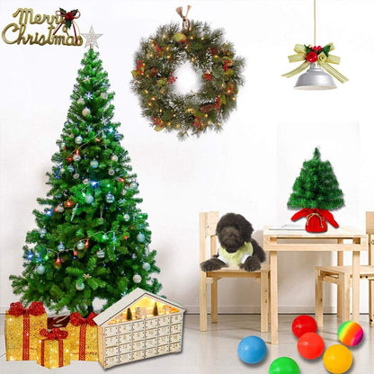 7.5 FT Premium Artificial Christmas Tree 1400 Tips Full Tree Easy to Assemble wi