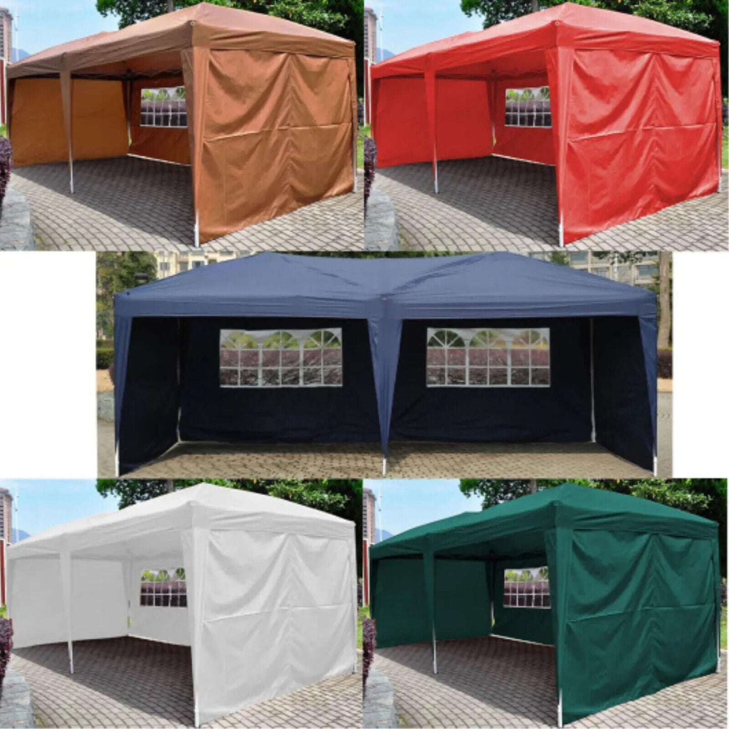 2PCS 10’ x 10’ Tent SIDEWALLS for  Pop up Canopy Outdoor Side Panels w/window