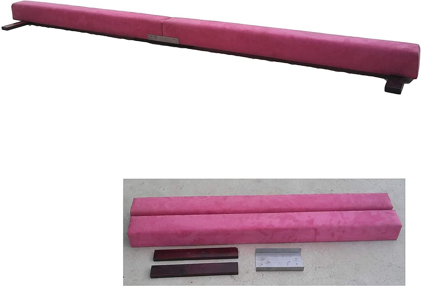 Balance Beam Gymnastic Beam 8 FT Sectional Floor Beam (No Risers)