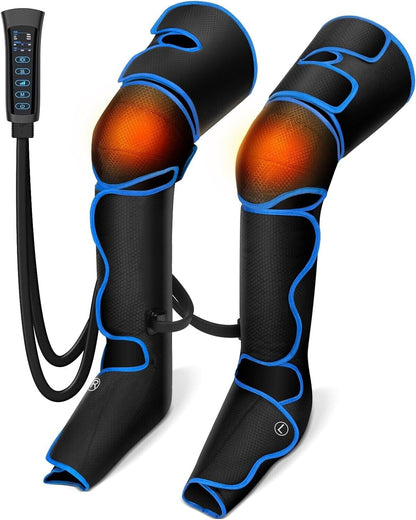 New Heated Air Compression LEG MASSAGER  3 modes circulation full leg LCD