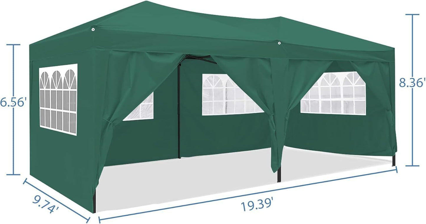 2PCS 10’ x 10’ Tent SIDEWALLS for  Pop up Canopy Outdoor Side Panels w/window