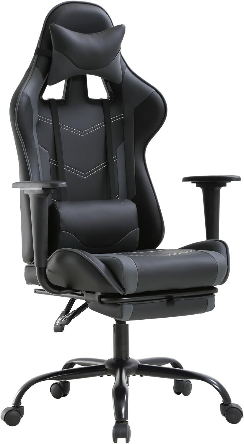 BestOffice Ergonomic Office, PC Gaming Chair Cheap Desk Chair PU Leather