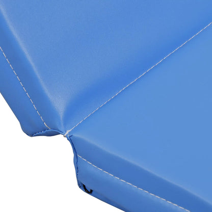 Blue Folding Mat Thick Foam Fitness Exercise Gymnastics Panel Gym Workout 6'x2"