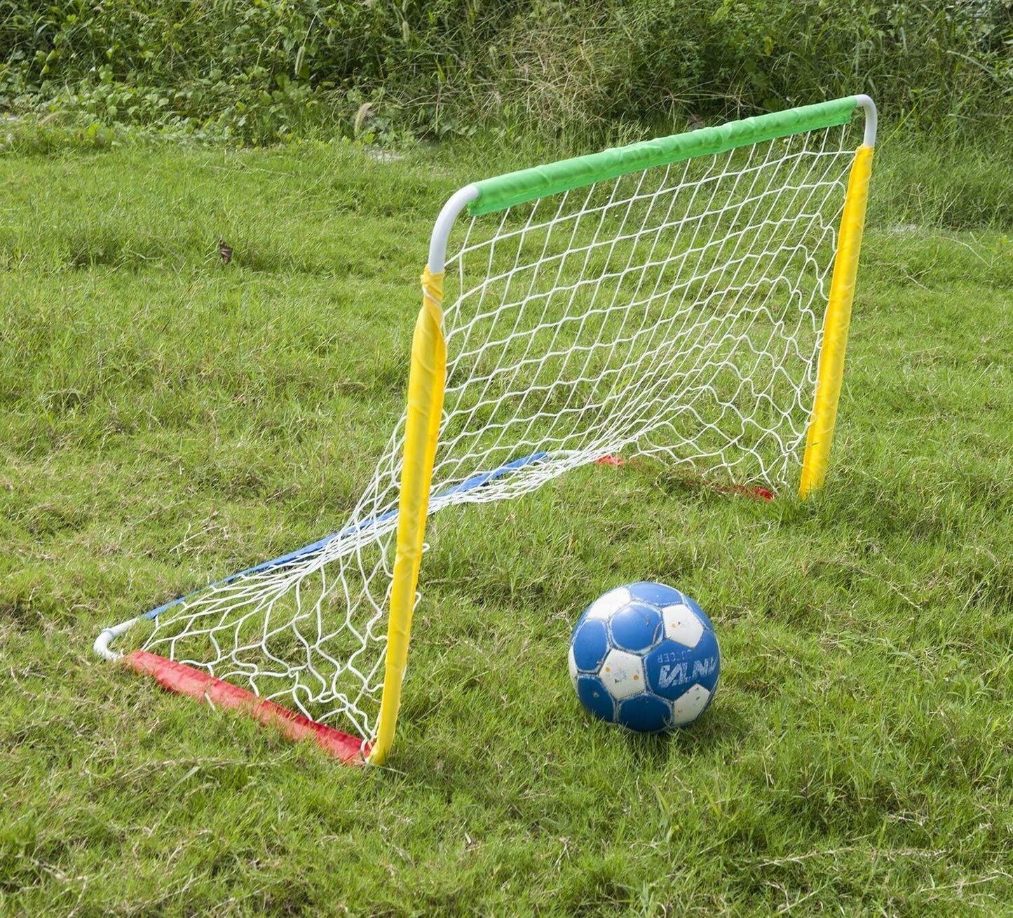 Kids Soccer Goal for Backyard, 47x30 inch Portable Soccer Net for Child Training