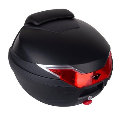 32L Motorcycle Tail box Helmet Top Case Motorbike Luggage Storage Trunk Carrier