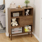 Metro Wooden Bookshelf and Display Cube - Small Bookcase with Doors 6 Cube Organ