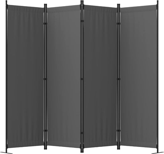 4 Panel Room Divider Folding Privacy Screens Room Separation for Home Office 88"