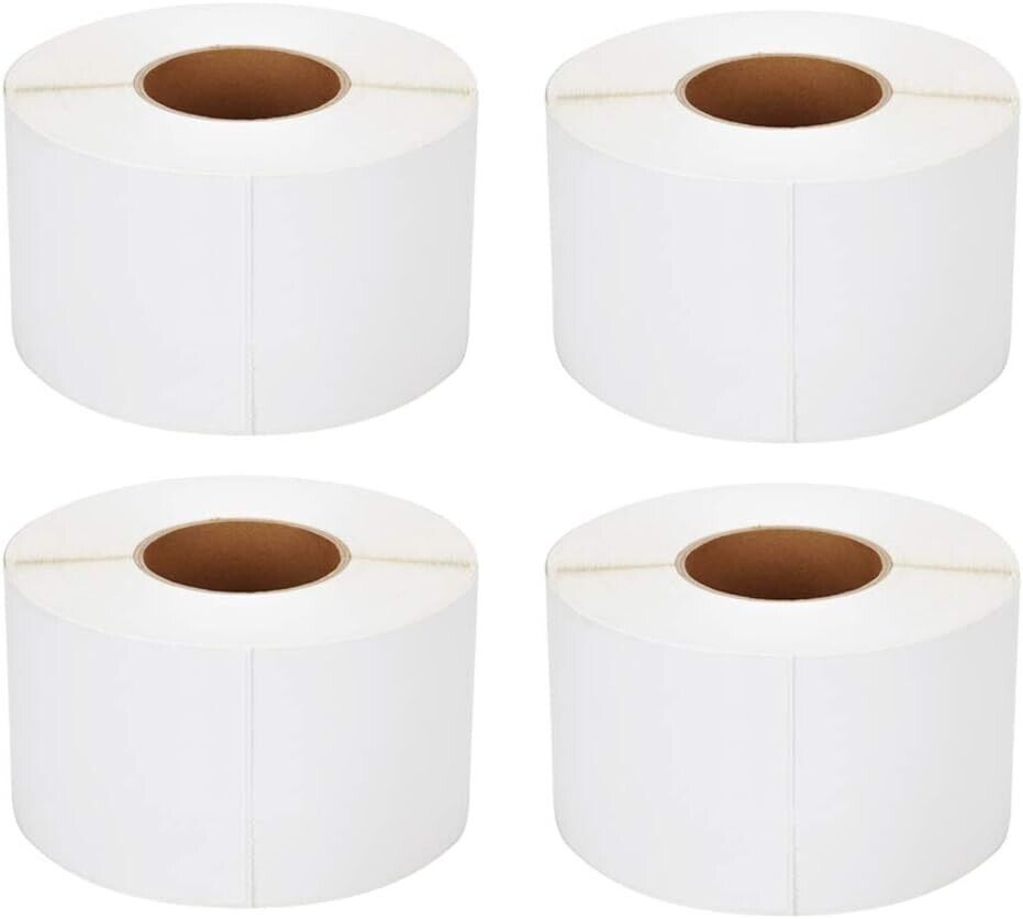 4x1000 per roll 4x6 Direct Thermal Labels With 3" Core (Part #:700*BTM4060AP*DT)