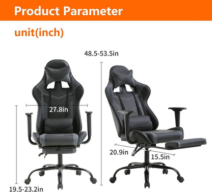 BestOffice Ergonomic Office, PC Gaming Chair Cheap Desk Chair PU Leather