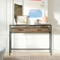 City Minimalist Entryway Console Table - 43 Inch Narrow Console Table 2 Drawers