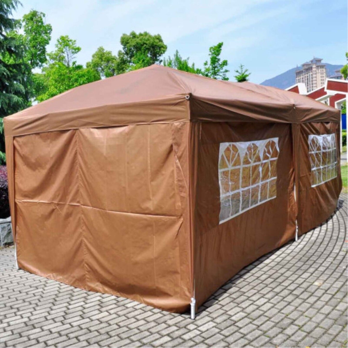 2PCS 10’ x 10’ Tent SIDEWALLS for  Pop up Canopy Outdoor Side Panels w/window