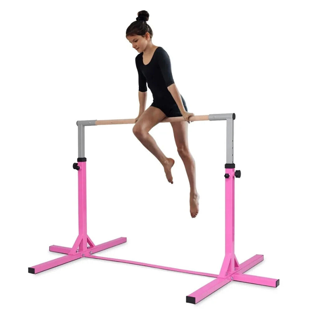 Adjustable Steel Horizontal Training Bar Gymnastics Junior Home Practice