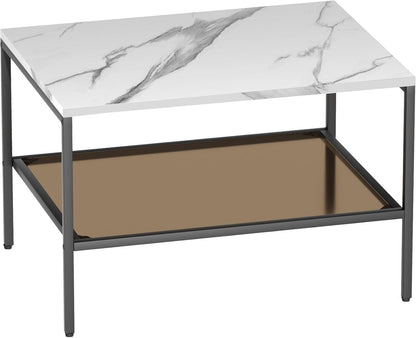 Oval Mod Marble 3 Piece Coffee Table - Coffee Table Set Round Coffee Table