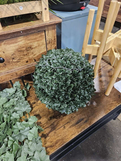 Artificial Plastic Boxwood Ball 10.5in