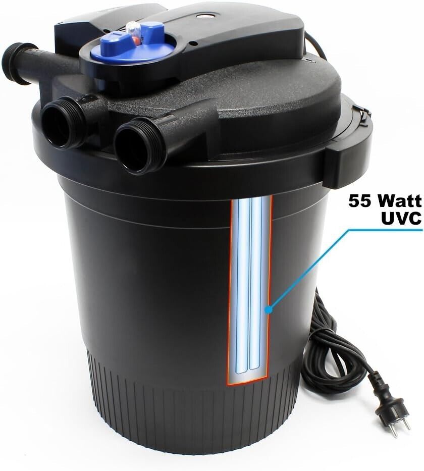 TTSunSun CPA-30000 Bio Pressure Pond Filter UVC 55W up to 60000l Koi Clarifier