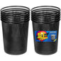 Office Black Mesh Trash Cans, 10-Pack 4 Gal Mesh Office Trash Cans