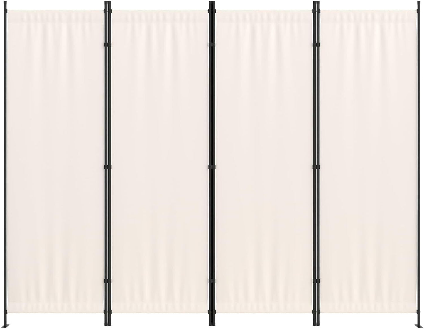 4 Panel Room Divider Folding Privacy Screens Room Separation for Home Office 88"