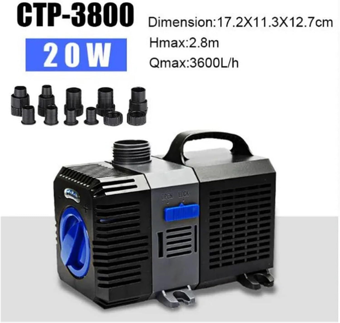 CTP series multifunctional ultra-quiet fish tank submersible pump 110v 60hz