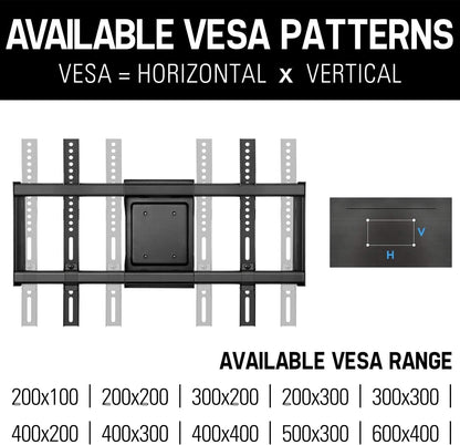 Mounting Dream TV Wall Mount for 42-70'' TVs, Full Motion TV Wall Mount TV Brack