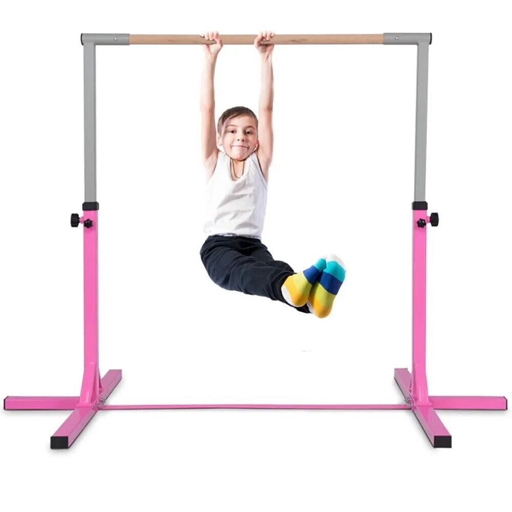 Adjustable Steel Horizontal Training Bar Gymnastics Junior Home Practice