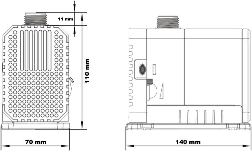 Grech CHJ-3000 793 GPH Aquarium Submersible Fountain Pump