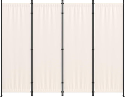 4 Panel Room Divider Folding Privacy Screens Room Separation for Home Office 88"