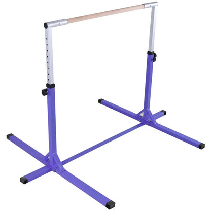 Adjustable Horizontal Training Bar Steel Gymnastics Junior Room Practice