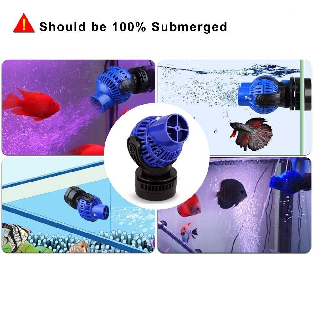 Submersible Wave Maker 360 ° Circulation Pump w/ Magnetic Mount - 10,000L/H