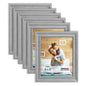 Icona Bay 8x10 Farmhouse Gray Picture Frames, Modern Farmhouse Style, 6 Pack