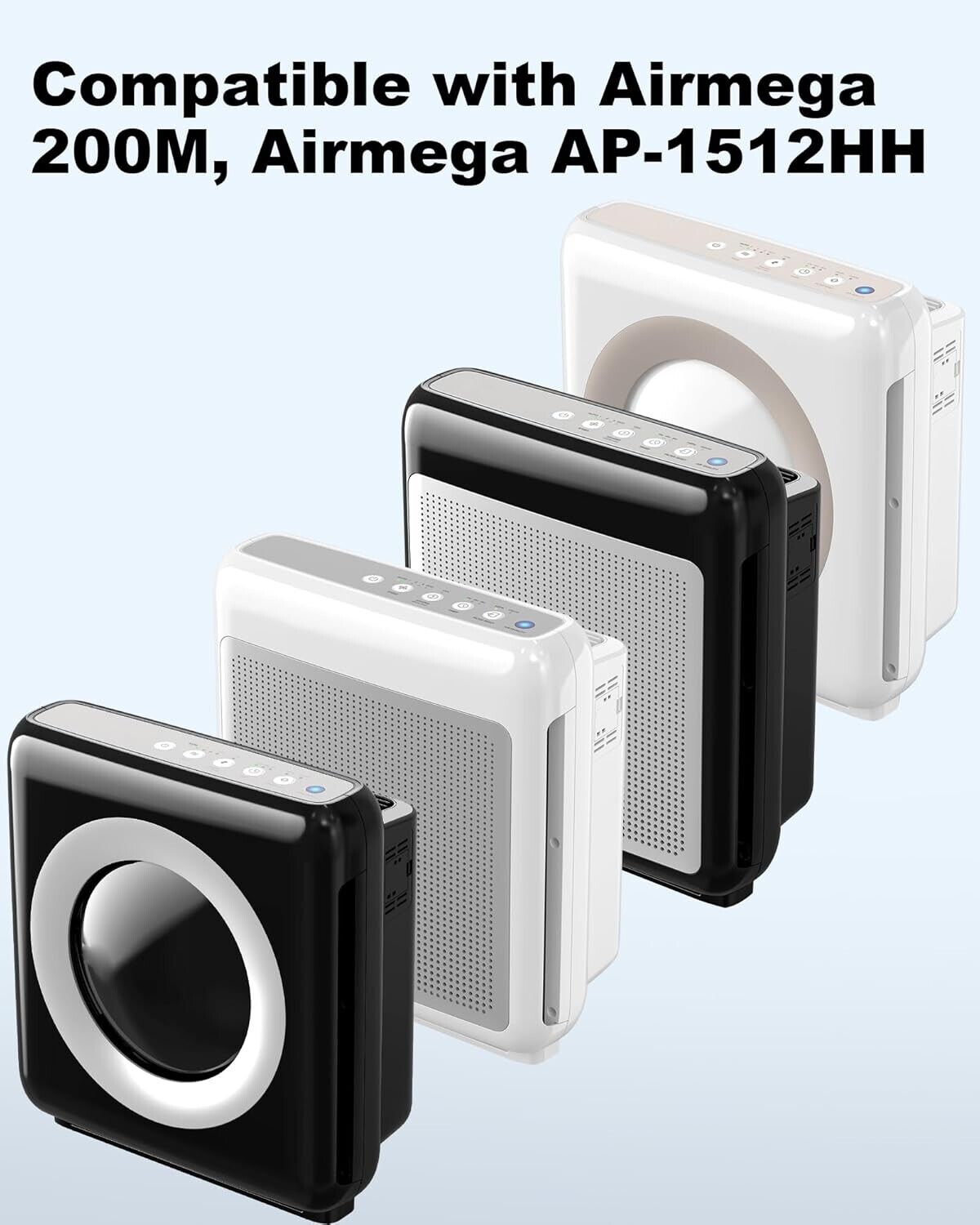 Replacement Filters for Coway Airmega AP-1512HH AP-1512HH-FP AP-1518R AP-1519P