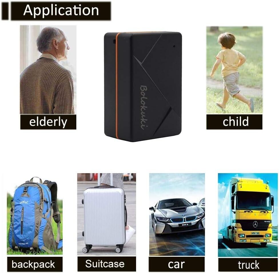 Bolokuki Mini GPS Tracker for Kids Elderly Magnetic Car GPS Tracker for Vehicle