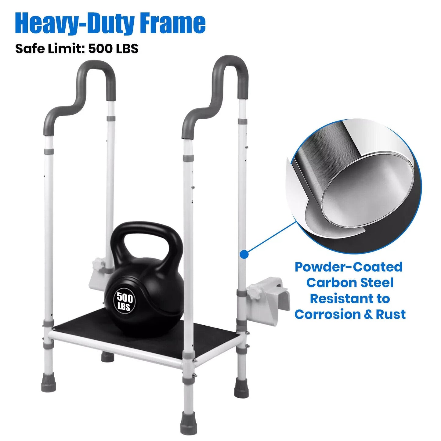 Adjustable Step Stool with Handle for Elderly,Walk in Tubs for Seniors